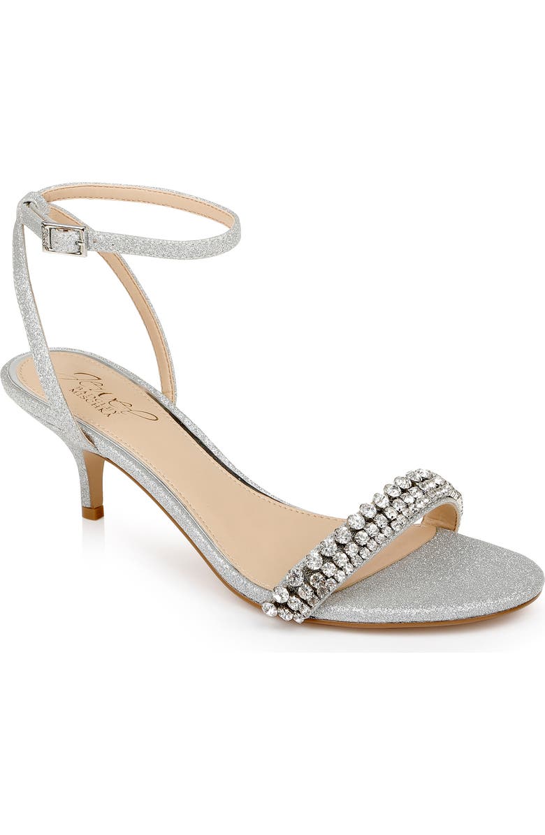 Jewel Badgley Mischka Loren Ankle Strap Sandal, Main, color,