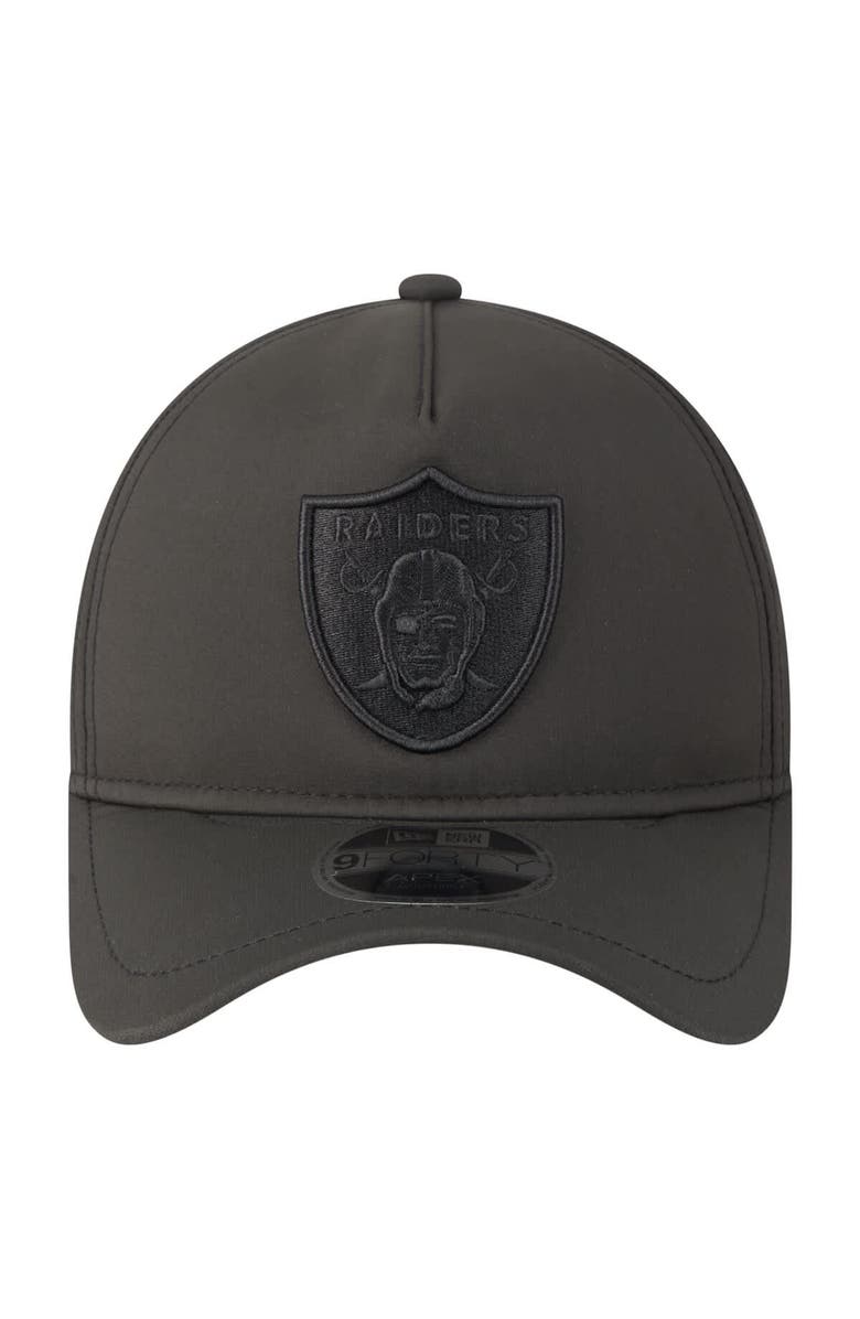 New Era Men's New Era Black Las Vegas Raiders Apex 9FORTY Adjustable Hat, Alternate, color, Black