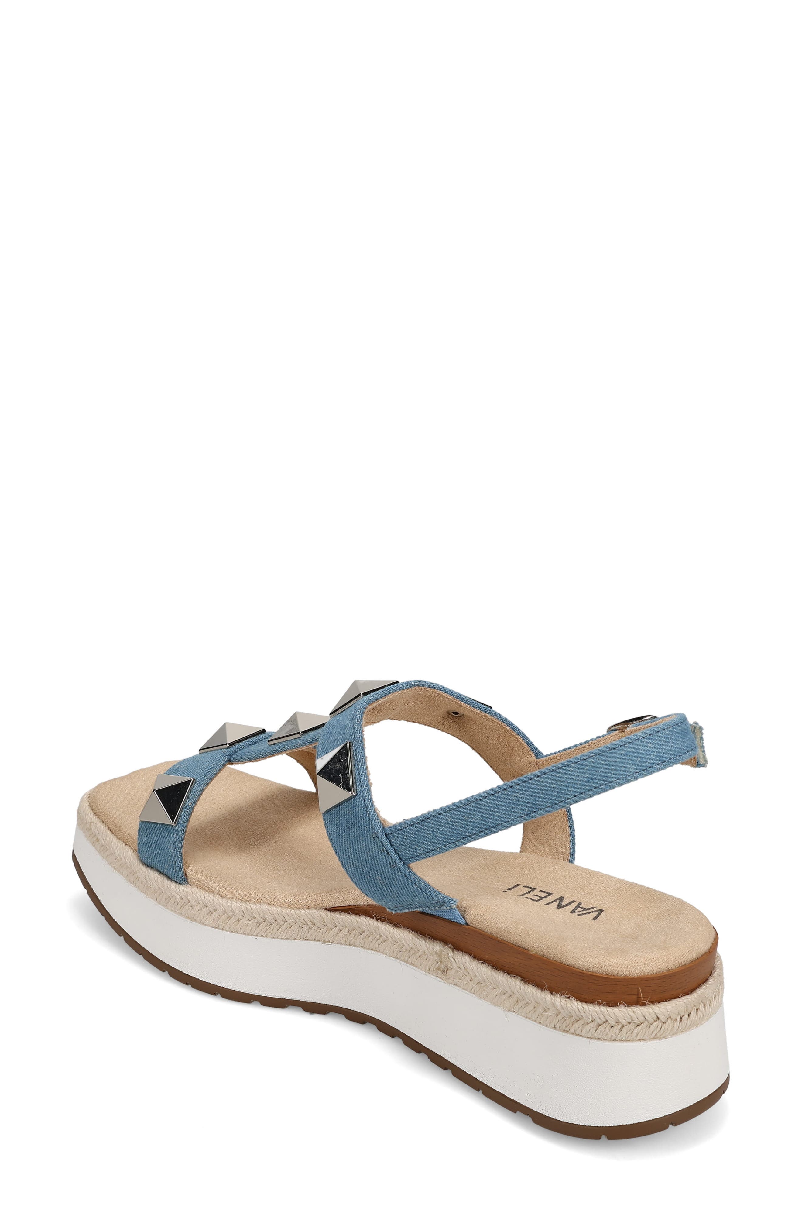 VANELi Edrys Slingback Platform Sandal, Alternate, color, Denim