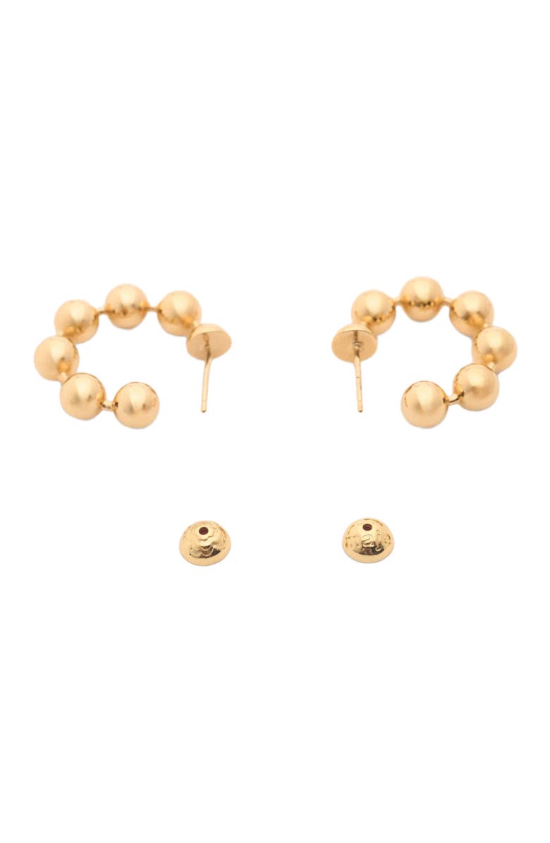 maje Cascade earrings, Alternate, color, Gold
