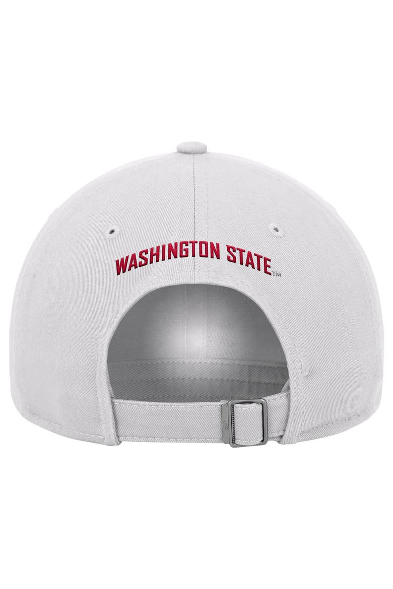 Men's Nike White Washington State Cougars 2026 On-Field Club Adjustable Hat, Alternate, color, White