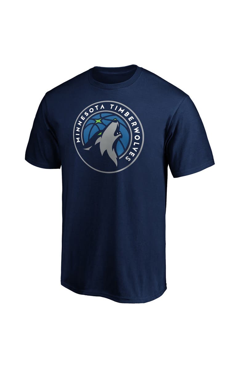 FANATICS Men's Fanatics Branded Jarrett Culver Navy Minnesota Timberwolves Playmaker Name & Number Logo T-Shirt, Alternate, color, Navy