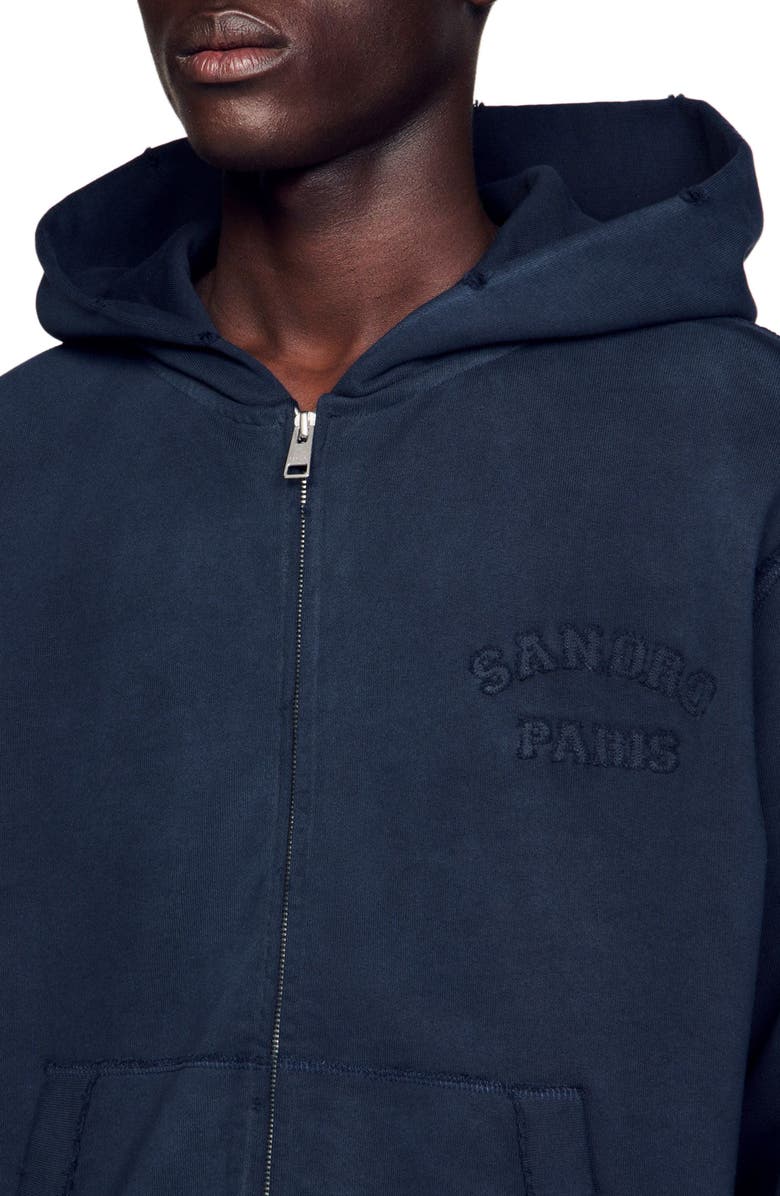 SANDRO Patch sweatshirt, Alternate, color, 