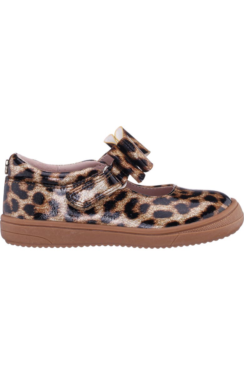Nina Kids' Varga Glitter Mary Jane Flat, Alternate, color, Leopard Coated Glitter