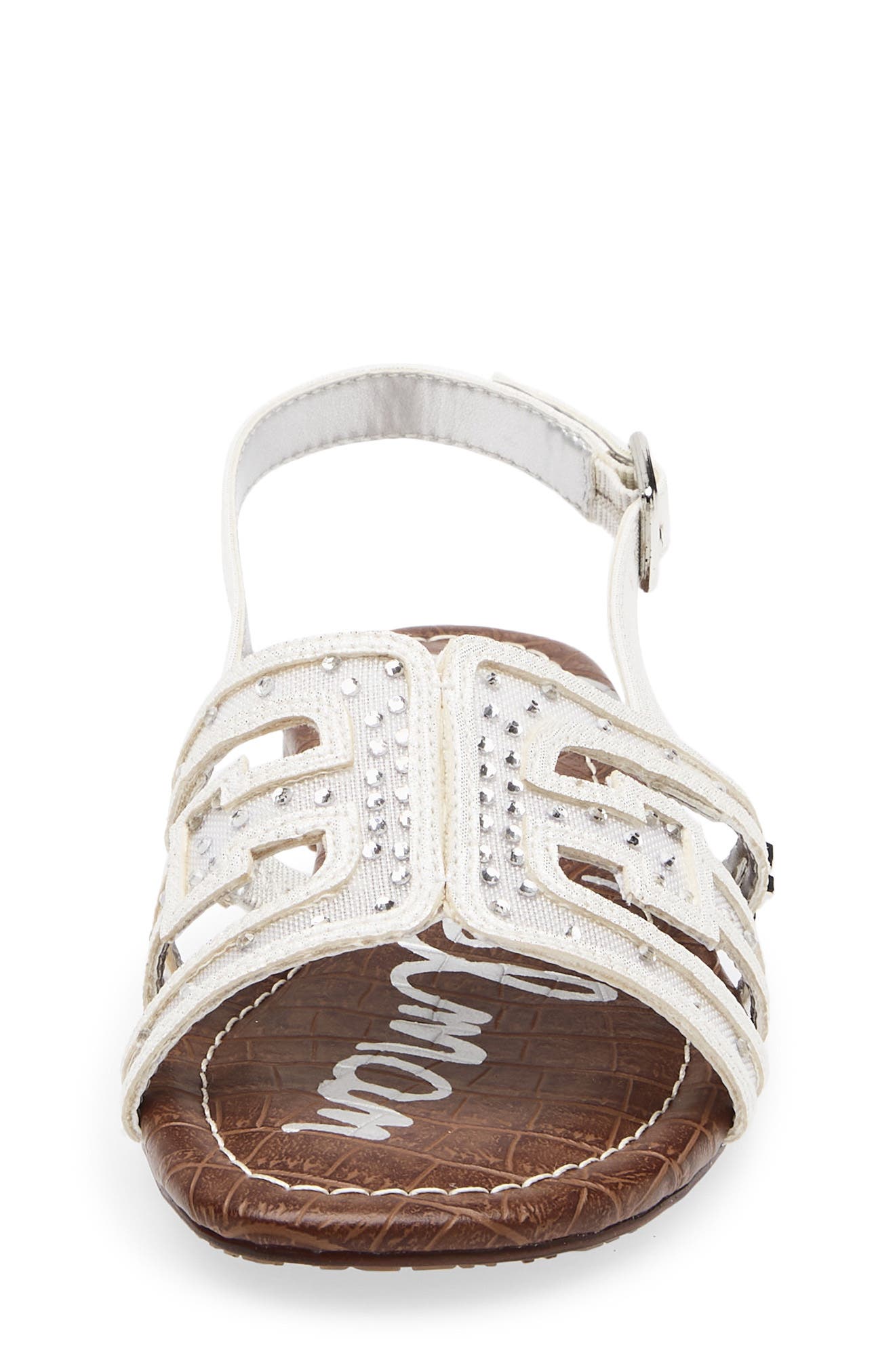 Kids' Bella Slingback Sandal, Alternate, color, WHITE