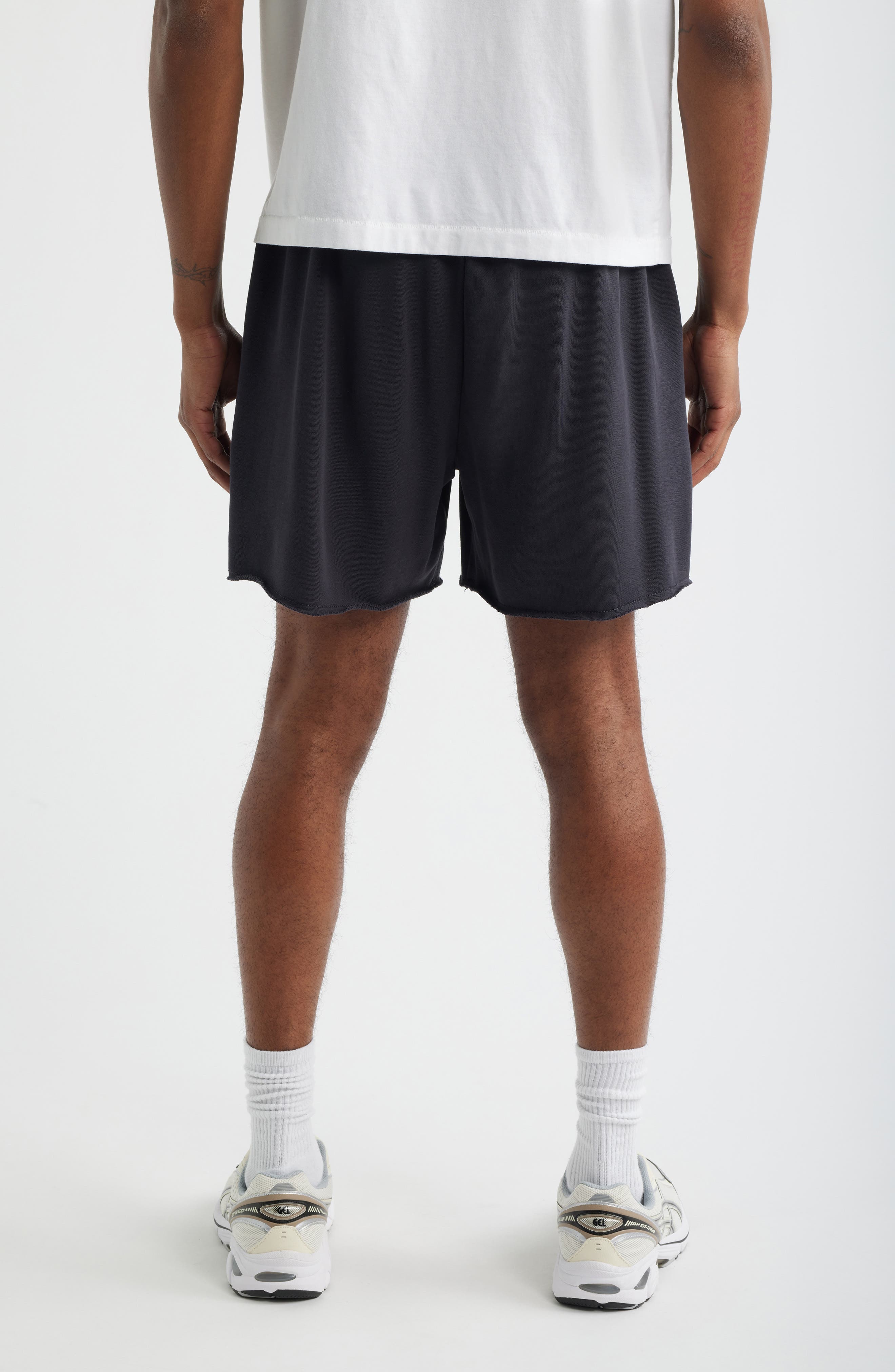 Frayed Terry Sweat Shorts - image 2
