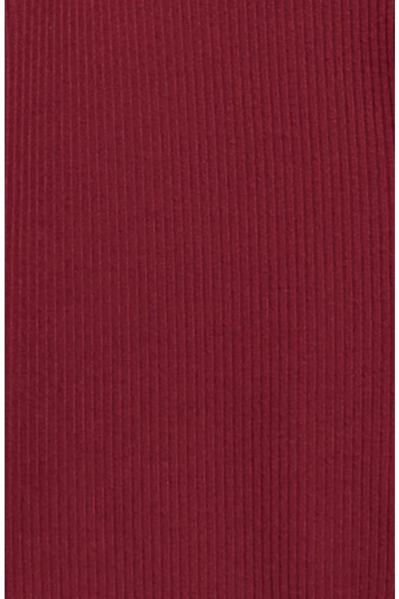 Kids' Rib Top, Alternate, color, BURGUNDY