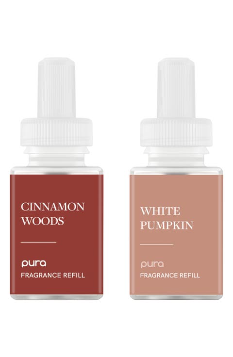 Cinnamon Woods & White Pumpkin Smart Diffuser Set