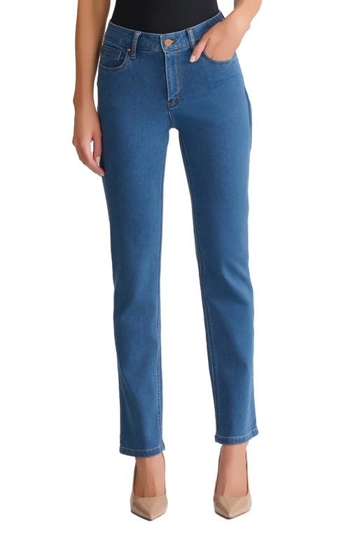 Jones New York Lexington Straight Leg Jeans In Blue