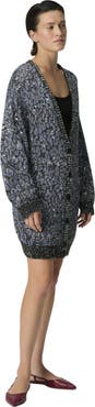 Missoni Oversized Cardigan In An Animal-print Jacquard Knit