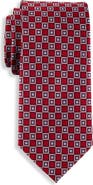 Oak Hill by DXL Big & Tall Geometric Patterned Tie V2