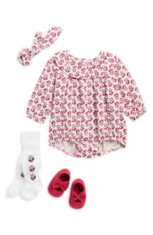 Kids' 4-Piece Bubble Bodysuit, Tights, Headband & Shoes Set
