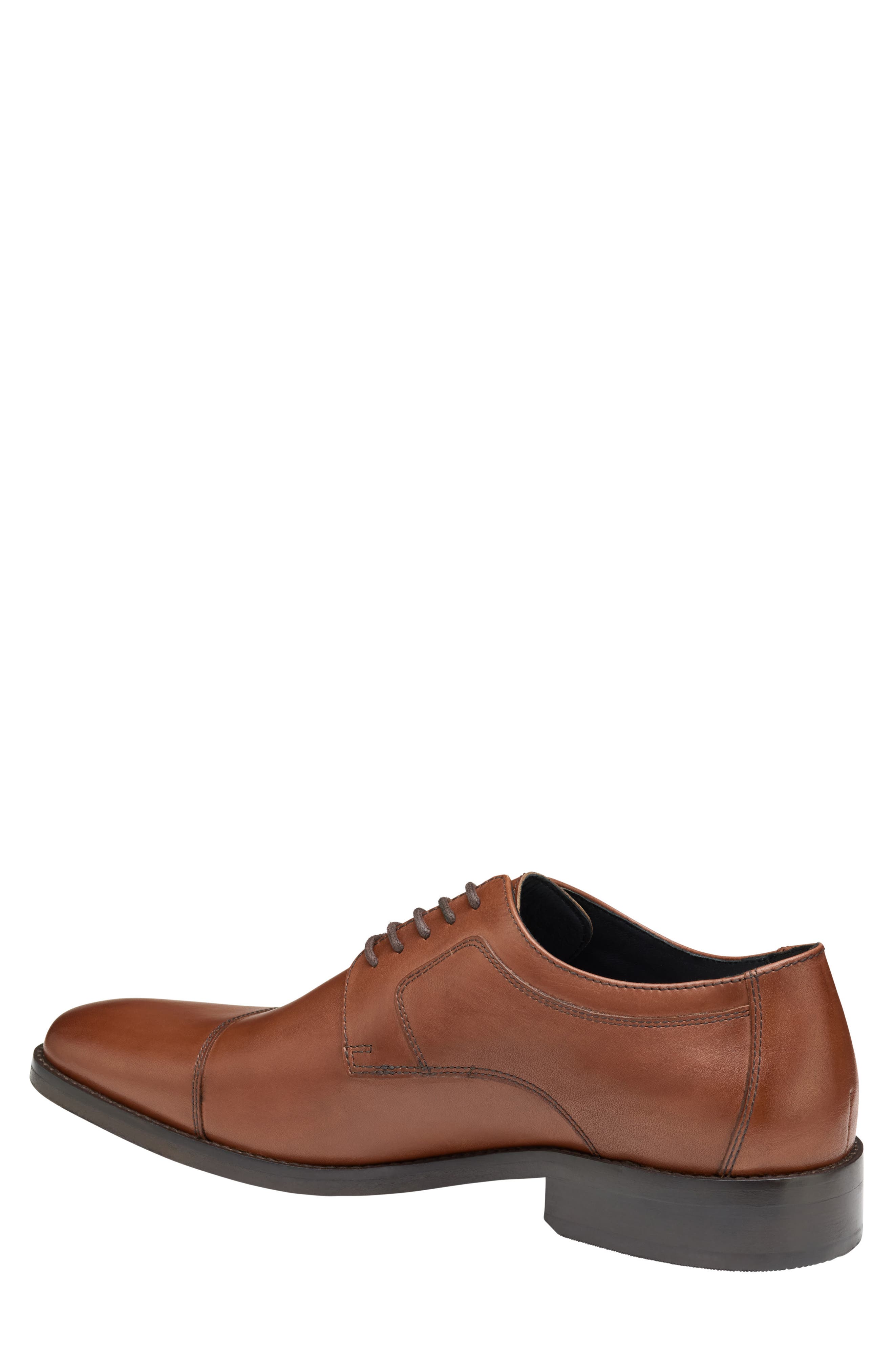 Johnston & Murphy Novick Cap Toe Derby - Wide Width Available, Alternate, color, Tan