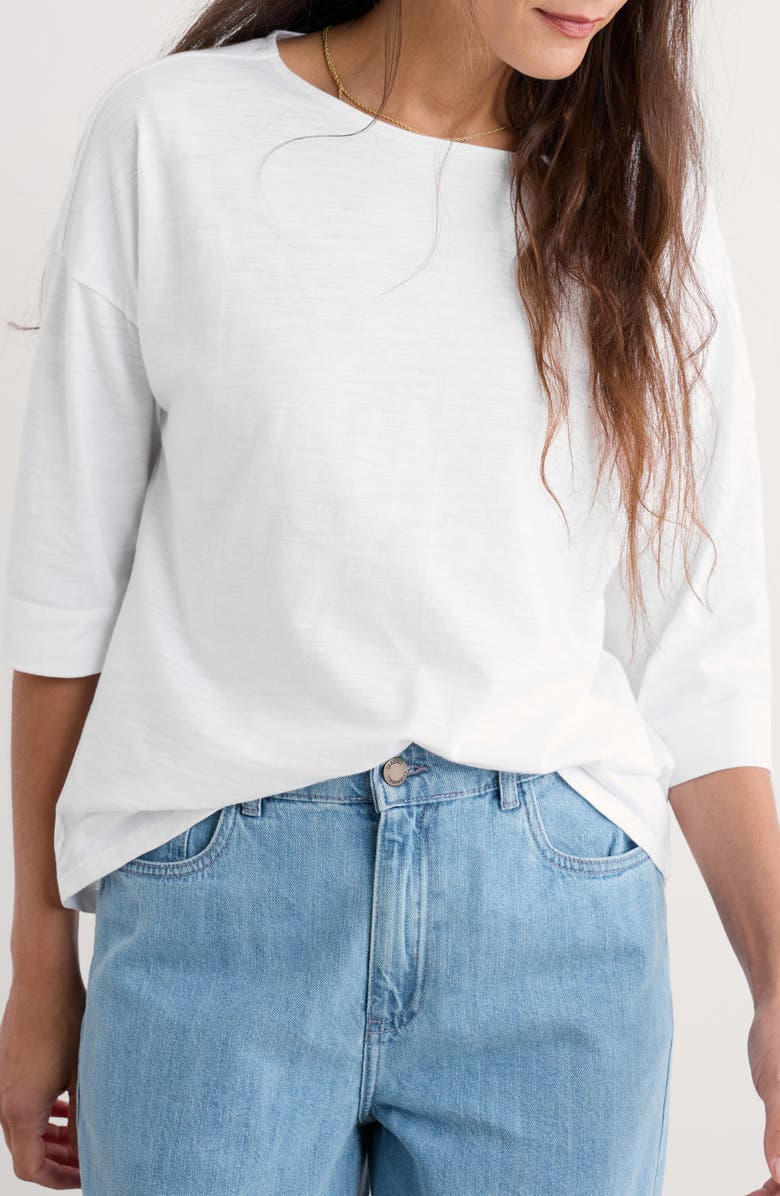 Seasalt Cornwall Tremayne Quay Organic Cotton Top, Main, color, 