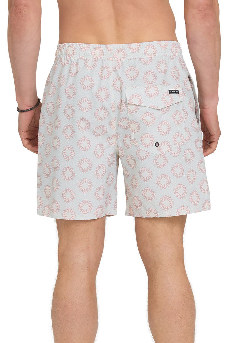 Ocean Mayhem Volley Swim Trunks, Alternate, color, BONE WHITE