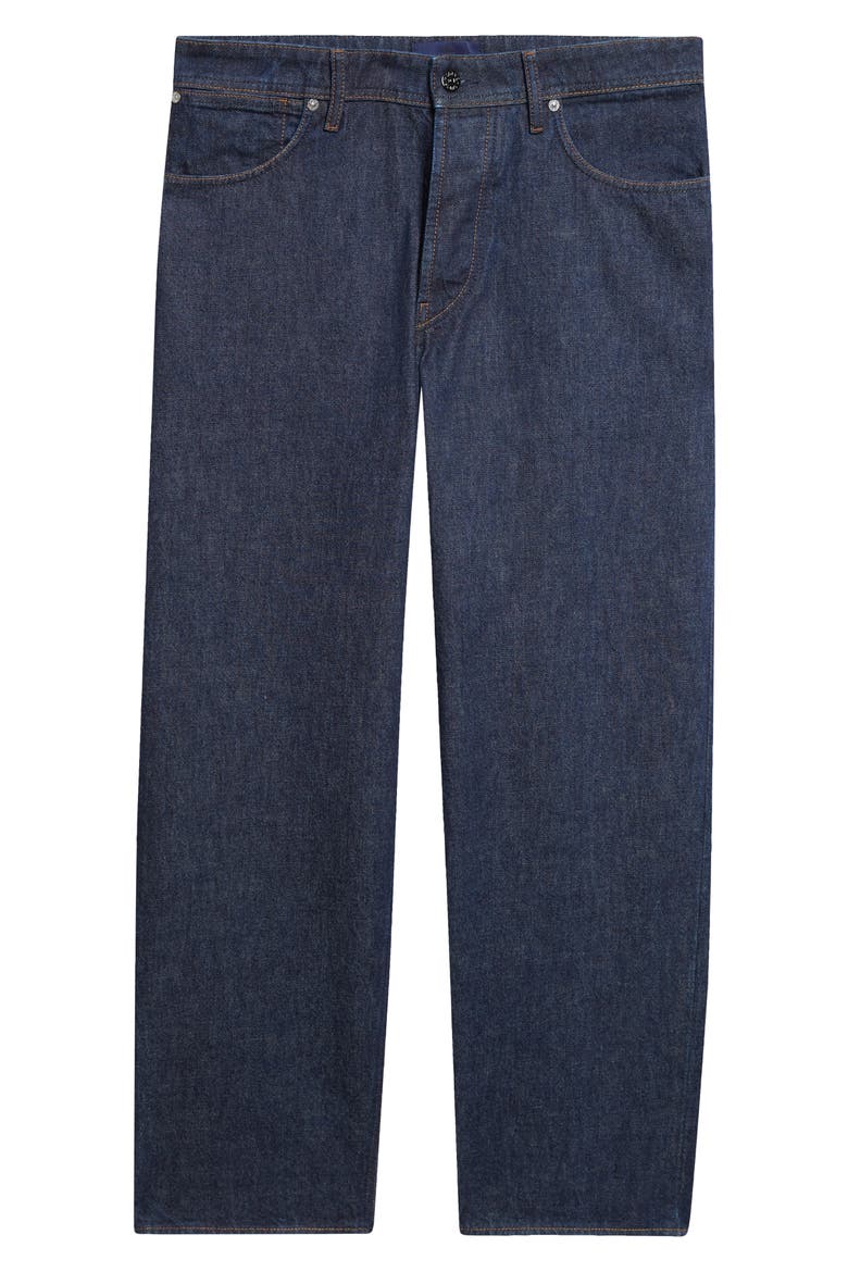 Straight Leg Jeans, Alternate, color, BLUE RINSE