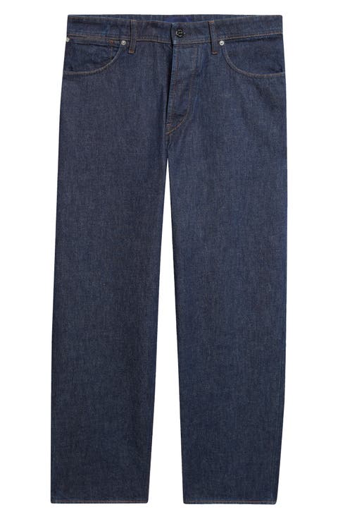 Straight Leg Jeans (Blue Rinse)