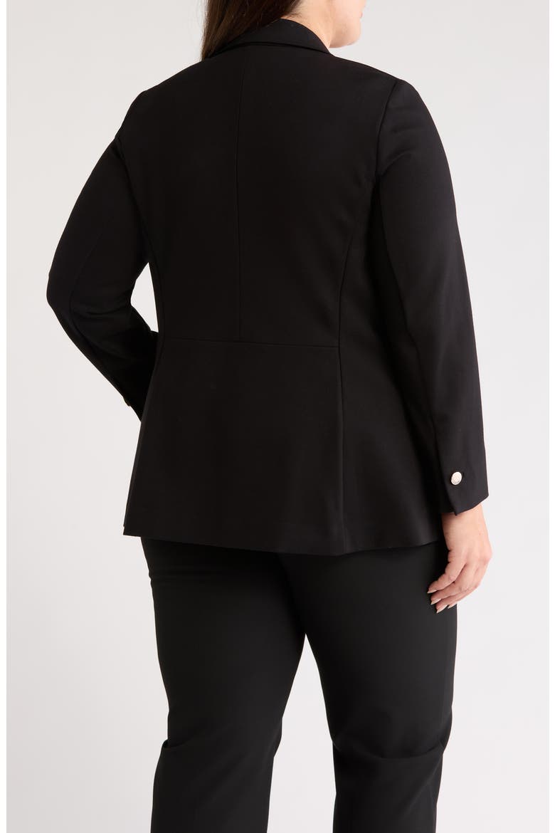 Faux Double Breasted Jacket, Alternate, color, ANNE BLACK