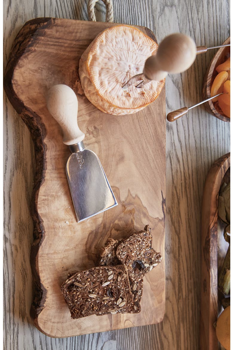Italian Cheese Knives - Set of 3, Alternate, color, Brown