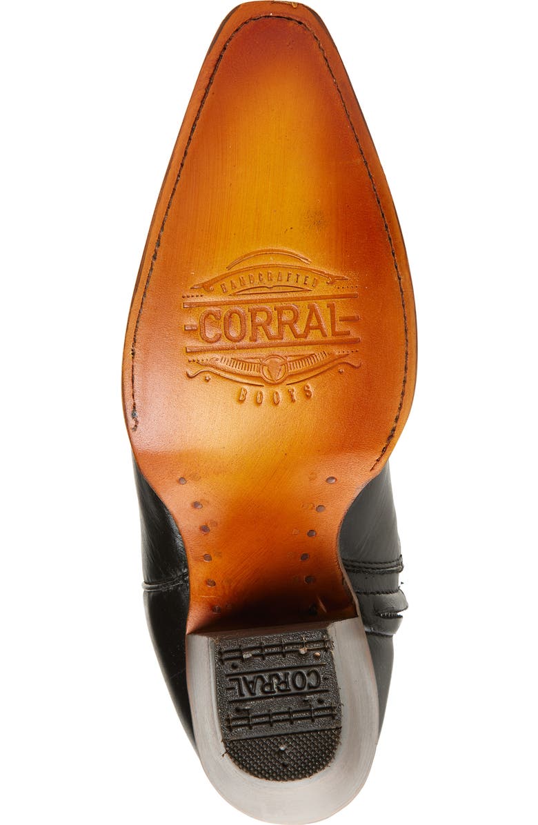 CORRAL Knee High Western Boot, Alternate, color, Black