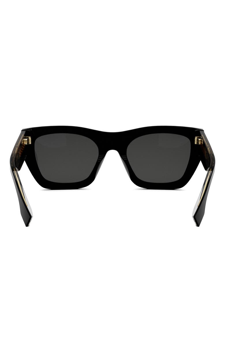 Fendi 'Fendi Roma 63mm Rectangular Sunglasses, Alternate, color, 