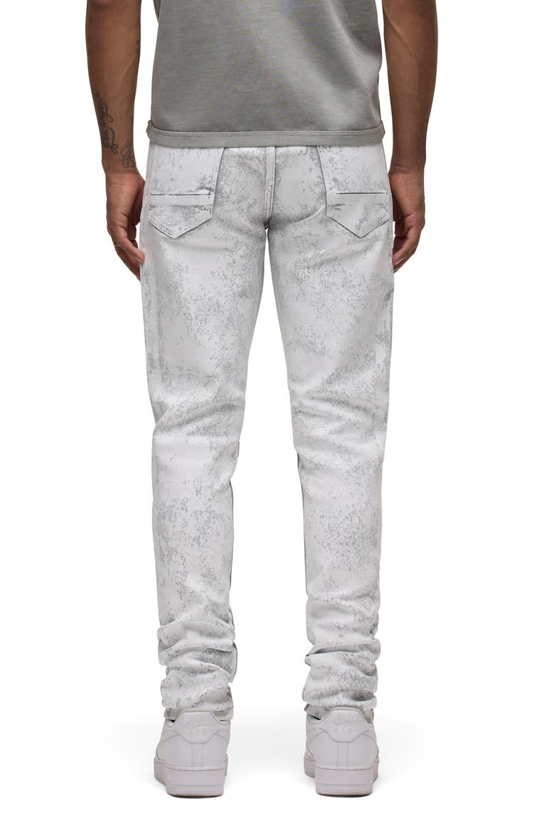 Zack Skinny Stretch Jeans, Alternate, color, WHITE SHATTER