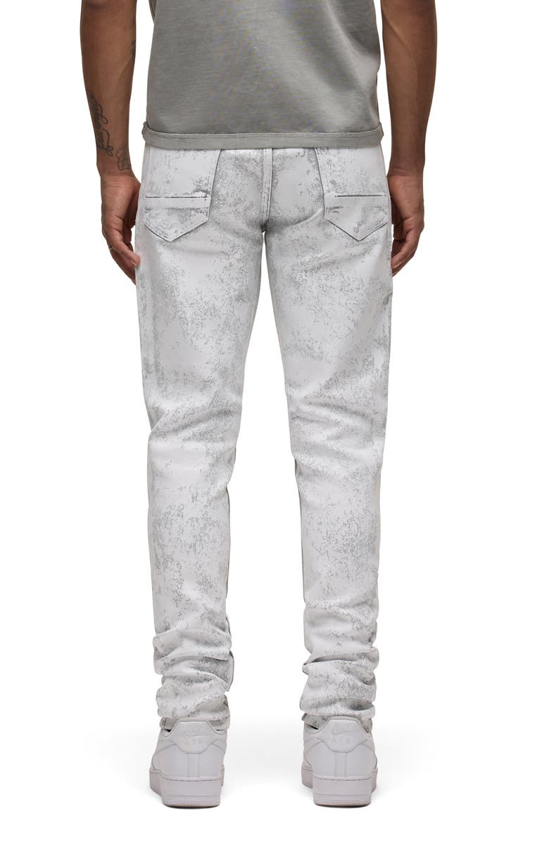 Hudson Jeans Zack Skinny Stretch Jeans, Alternate, color, White Shatter