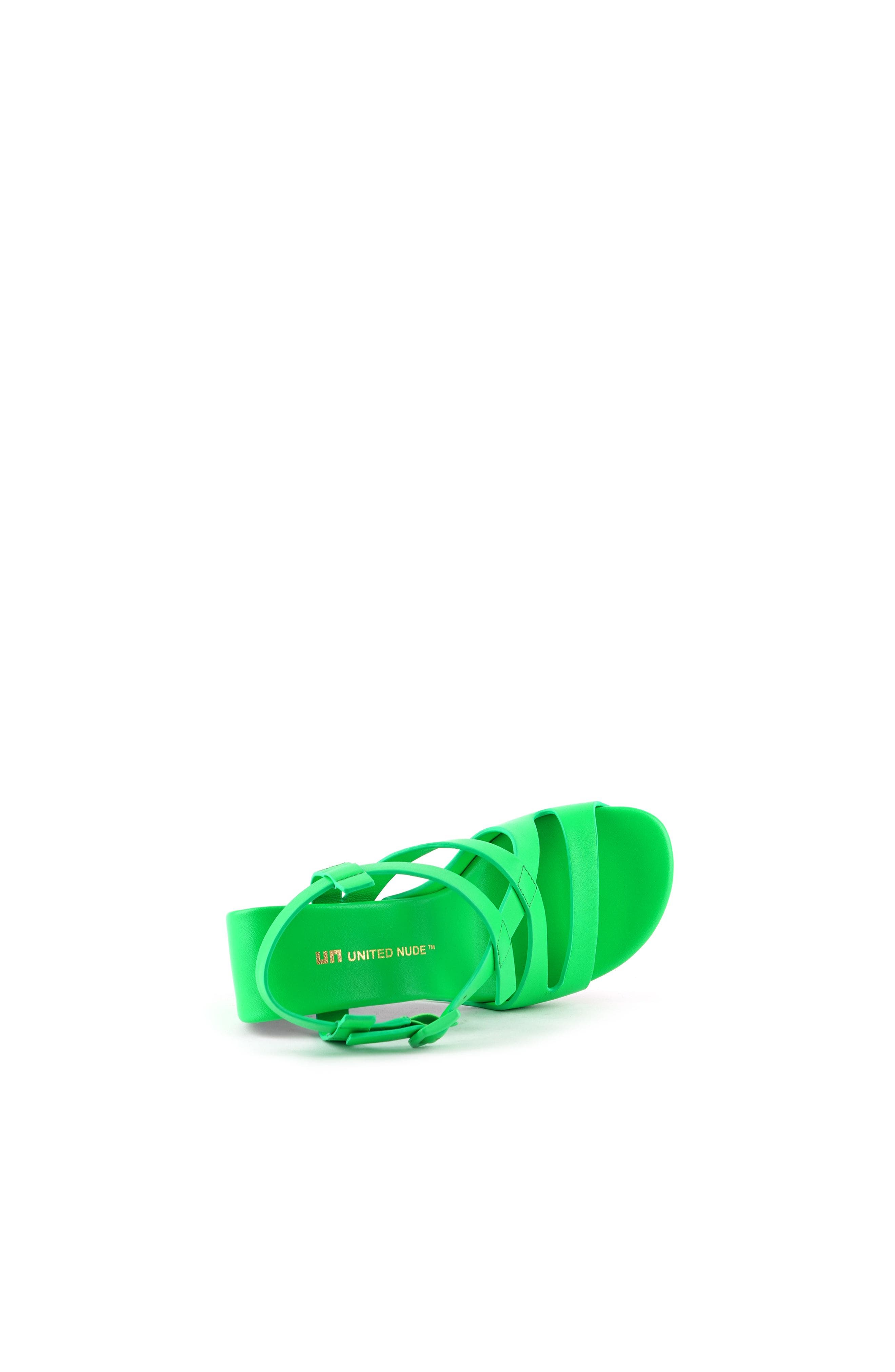Mobius Straps Hi Sandals, Alternate, color, Fluo Green
