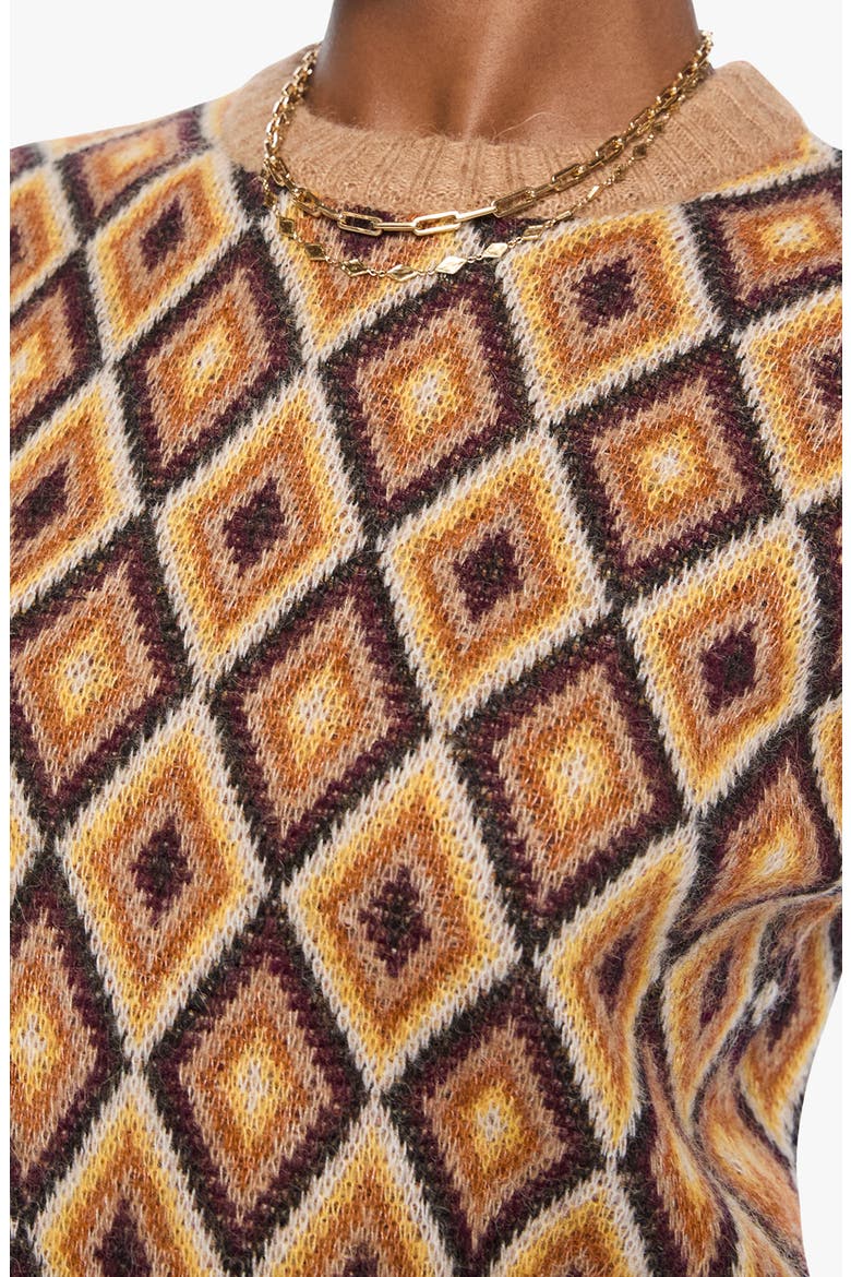 The Crop Alpaca Blend Sweater, Alternate, color, BEESWAX AND CARAMEL CAFE