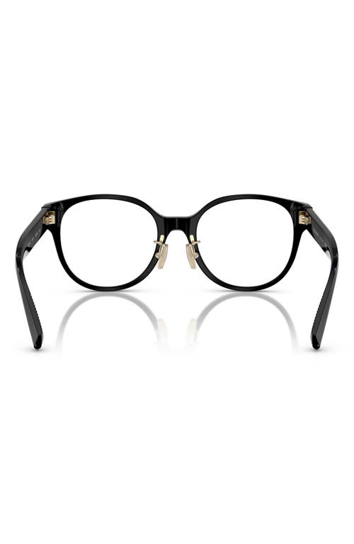 Tiffany & Co . 52mm Round Optical Glasses In Black