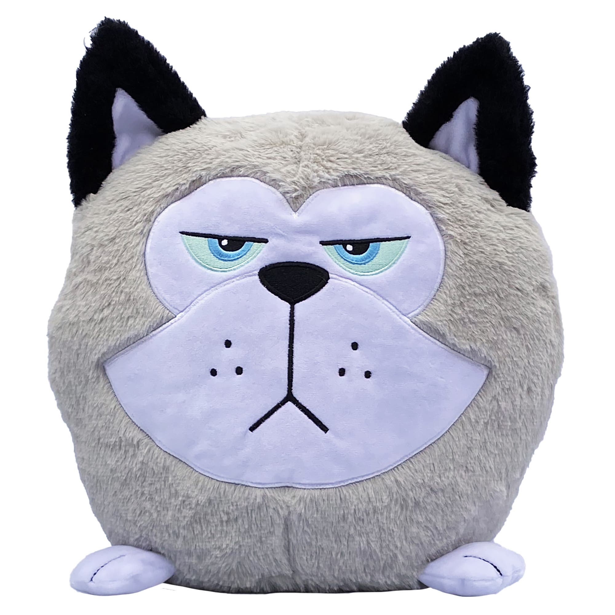 Hangry Petz Cooper Husky 12 Inch Animal Plush in Multicolored 