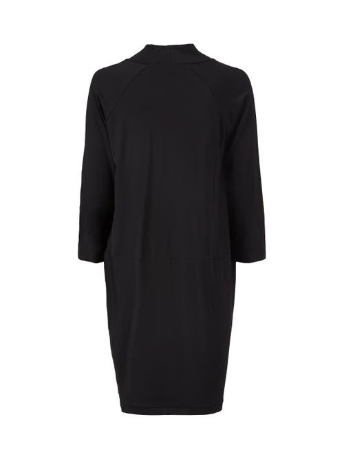 Masai Copenhagen Long Sleeve V-neck Tunic In Black