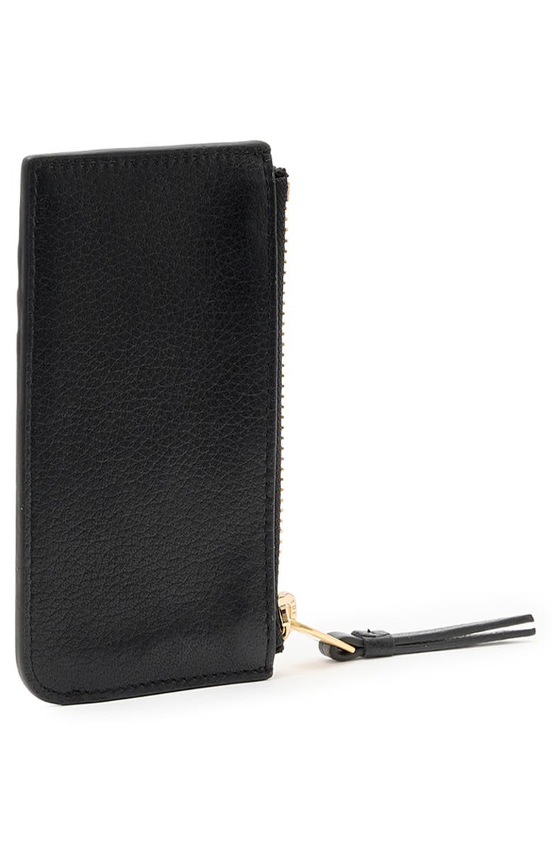 AllSaints Marlborough Leather Wallet, Alternate, color,