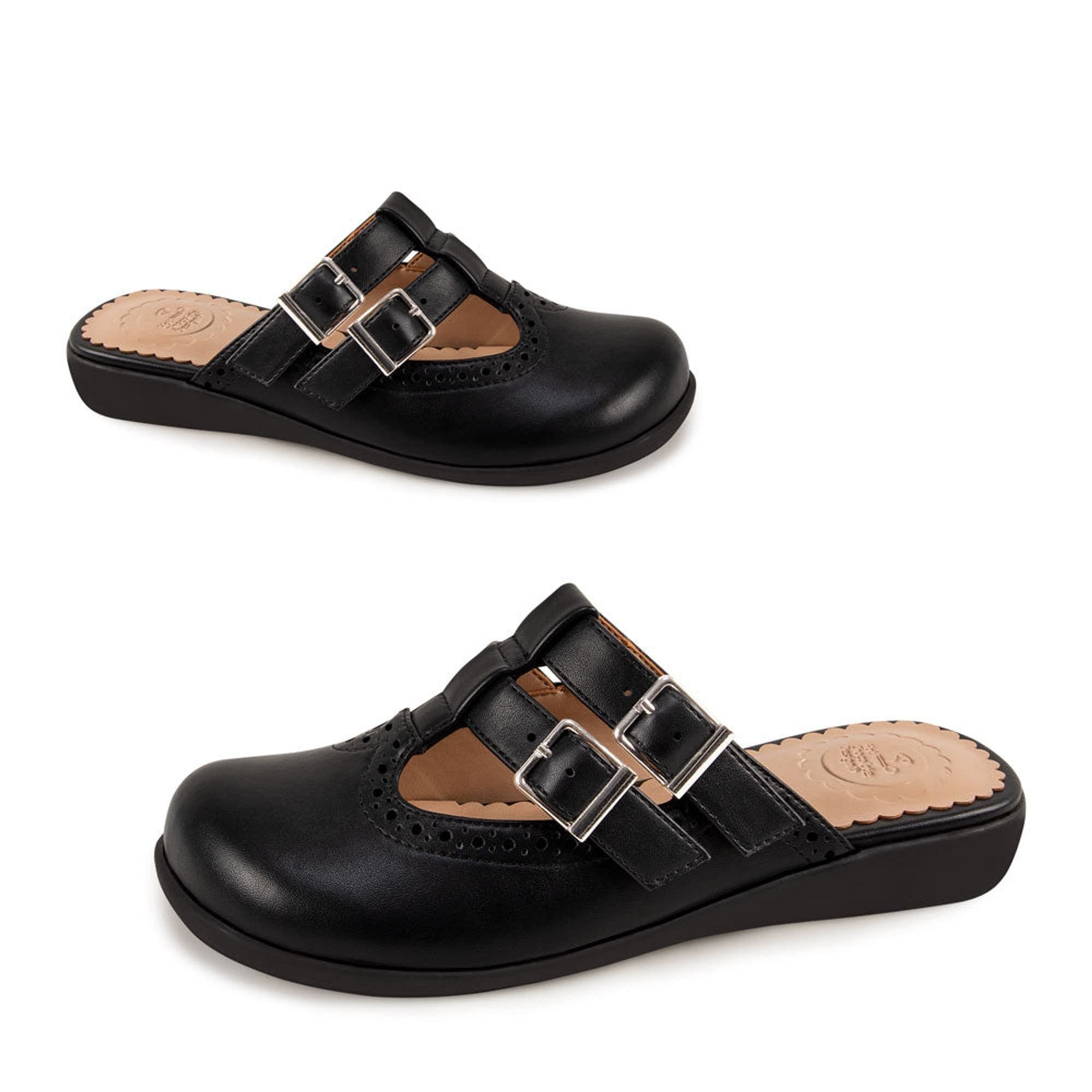 Blackout Women's Mary Jane Clogs, Alternate, color, Blackout