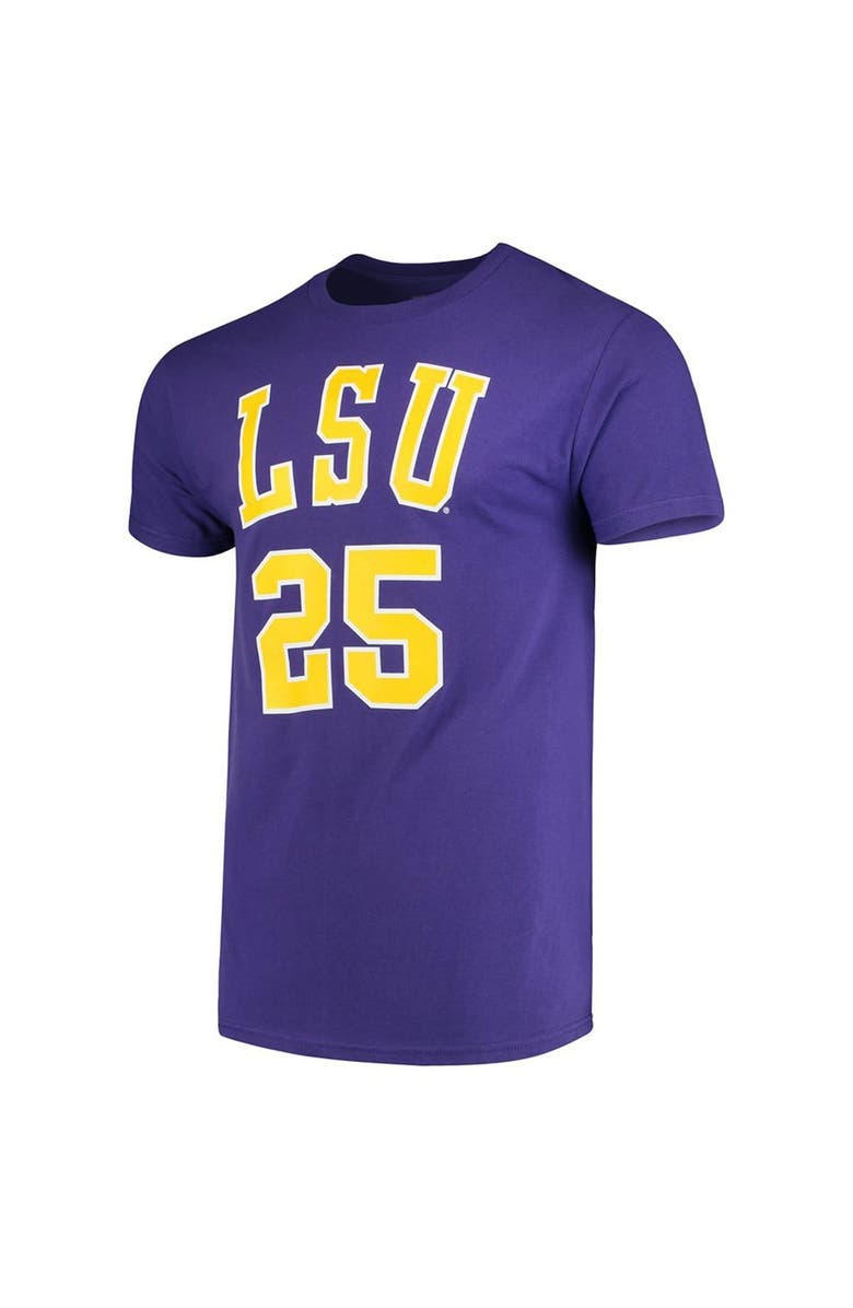 Retro Brand Men's Original Retro Brand Ben Simmons Purple LSU Tigers Alumni Basketball Jersey T-Shirt, Alternate, color,