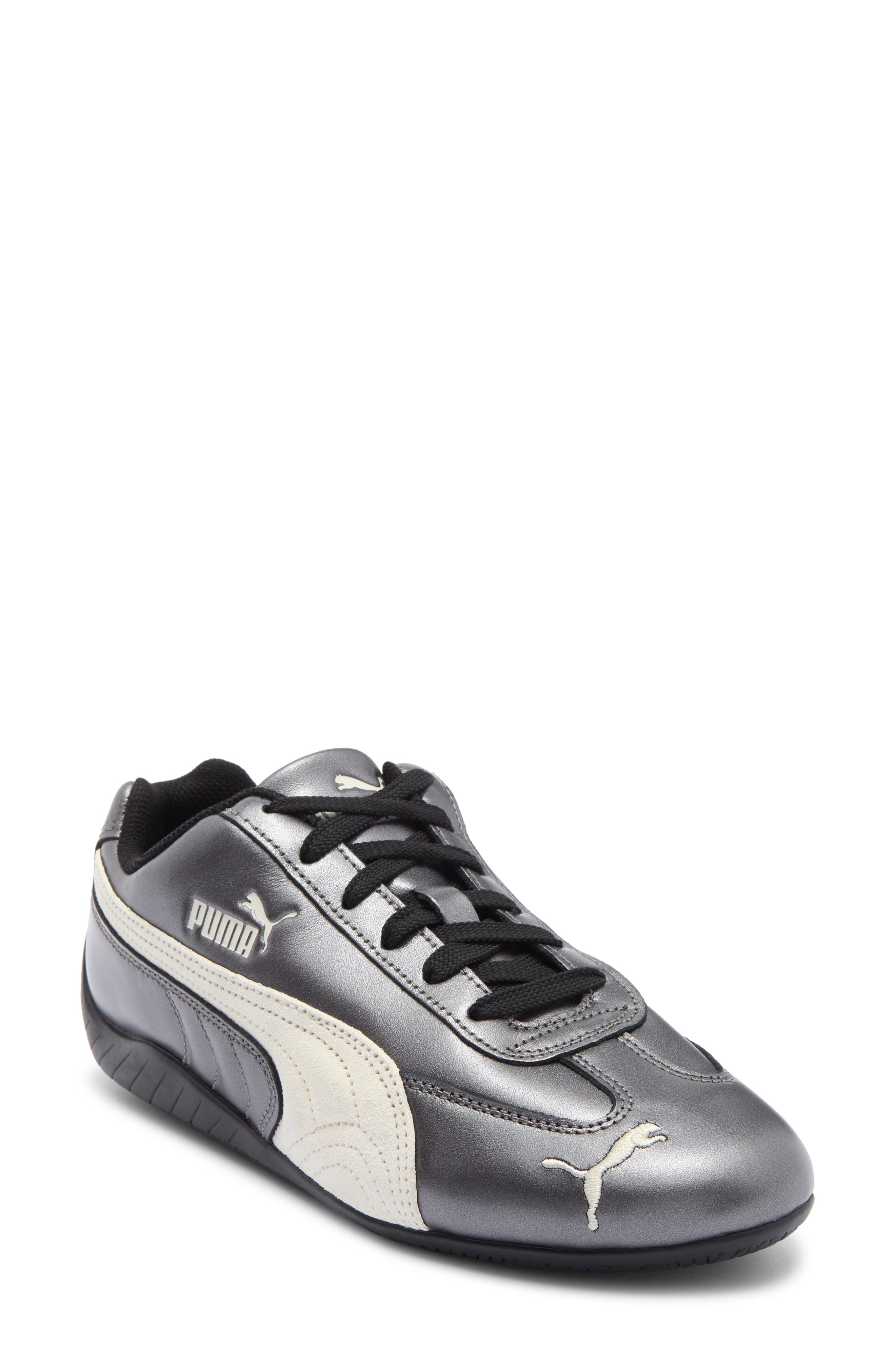 PUMA Speedcat Metallic Sneaker, Main, color, Puma Black/ Warm White