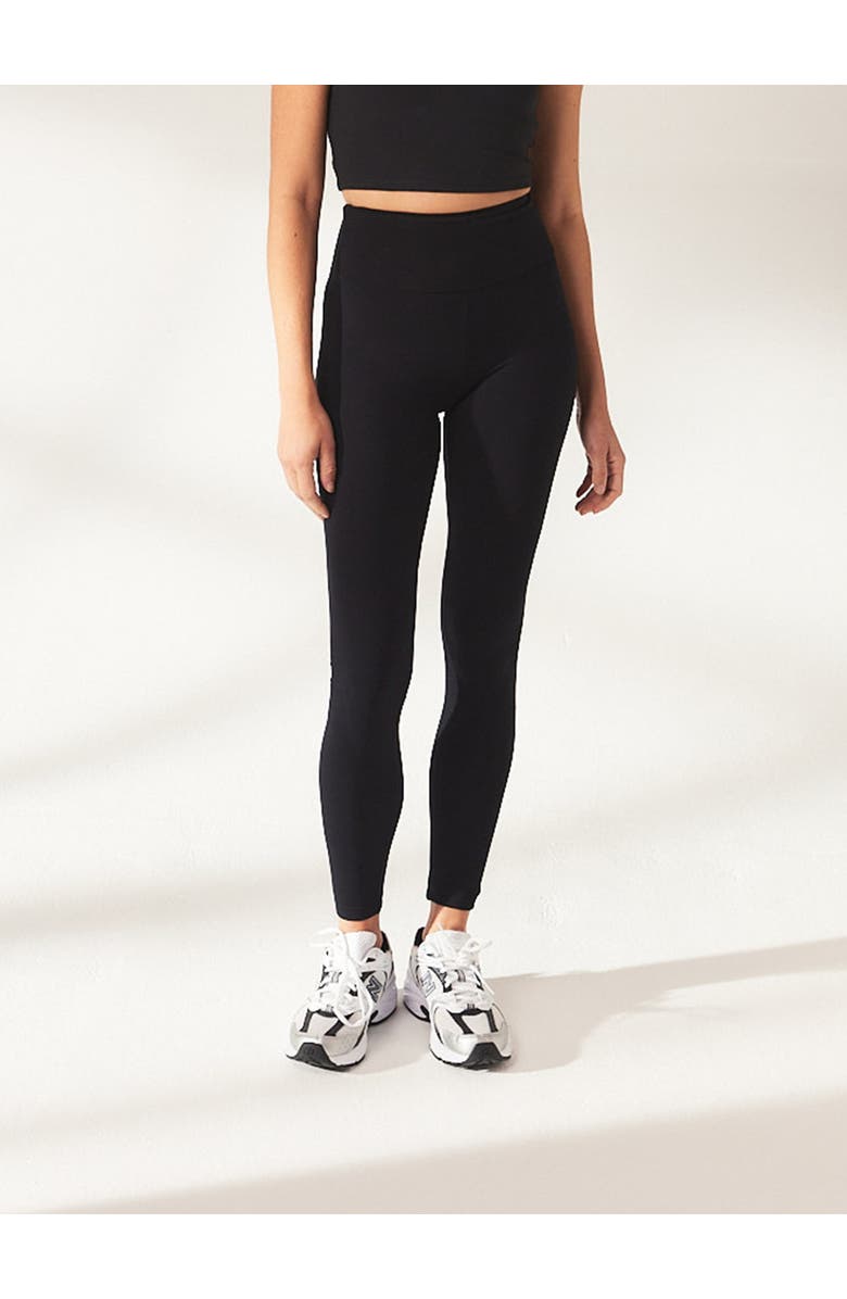 LOVALL Lightweight High Waisted Leggings, Main, color, Black