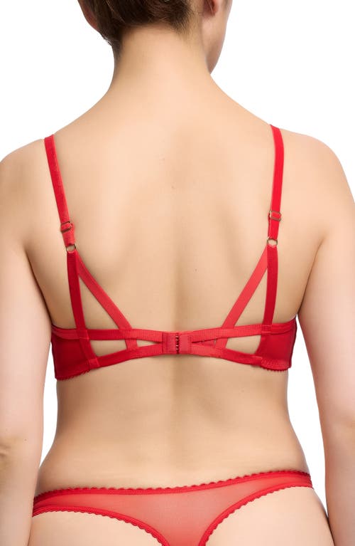 Dita Von Teese Lavinia Plunge Underwire Bra In Flame