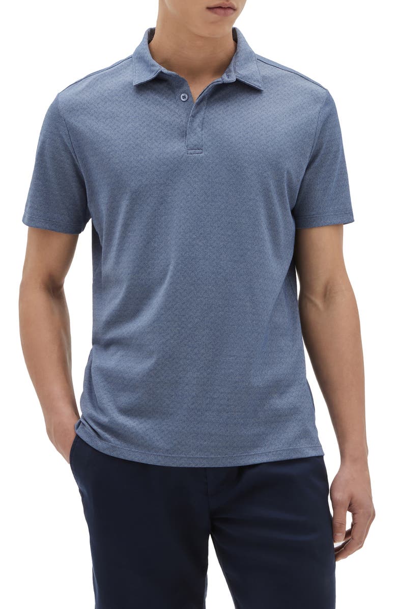 Robert Barakett Burley Geo Jacquard Polo, Alternate, color,