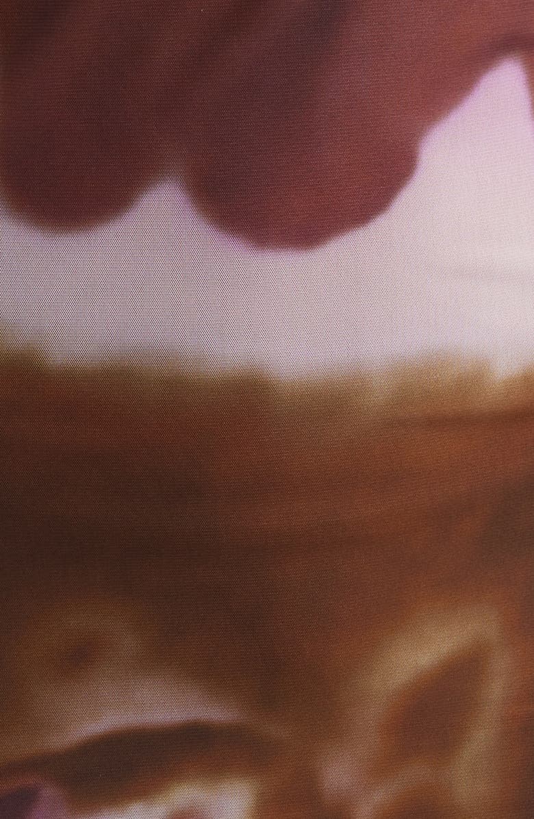 Feners Balita Mesh Maxi Dress, Alternate, color, Moka