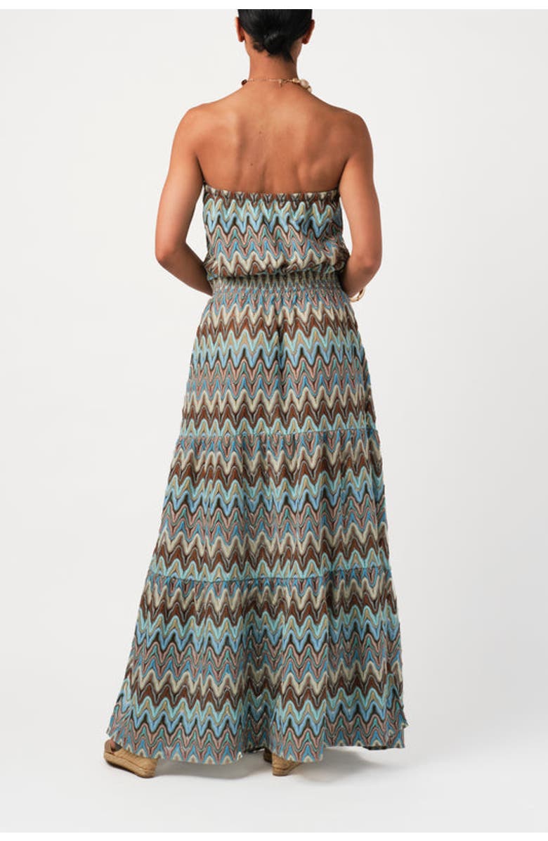 Calypso St. Barth Vera Dress, Alternate, color, Blue Multi