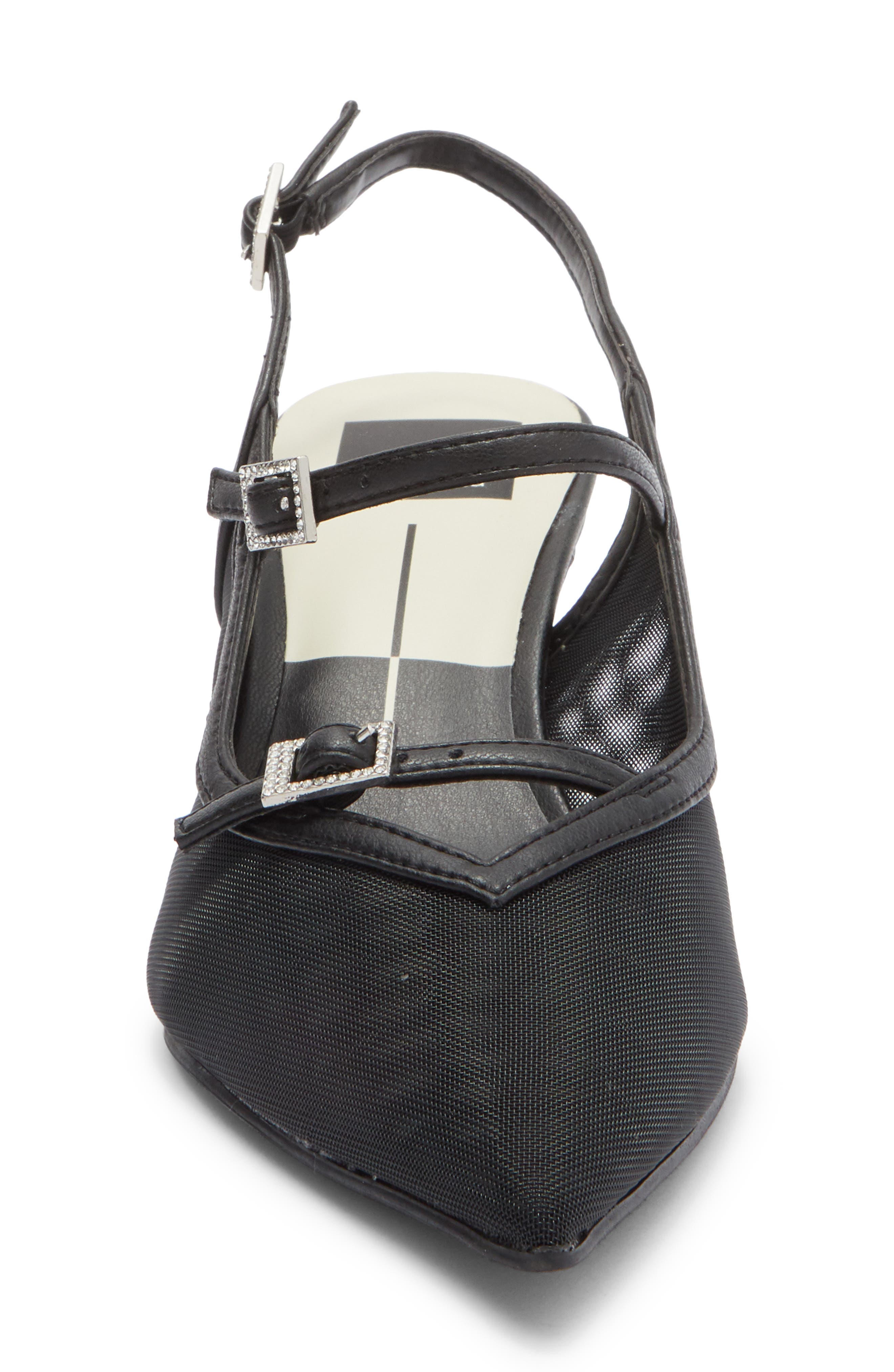 Dolce Vita Kishan Mesh Slingback Pump, Alternate, color, Black Mesh