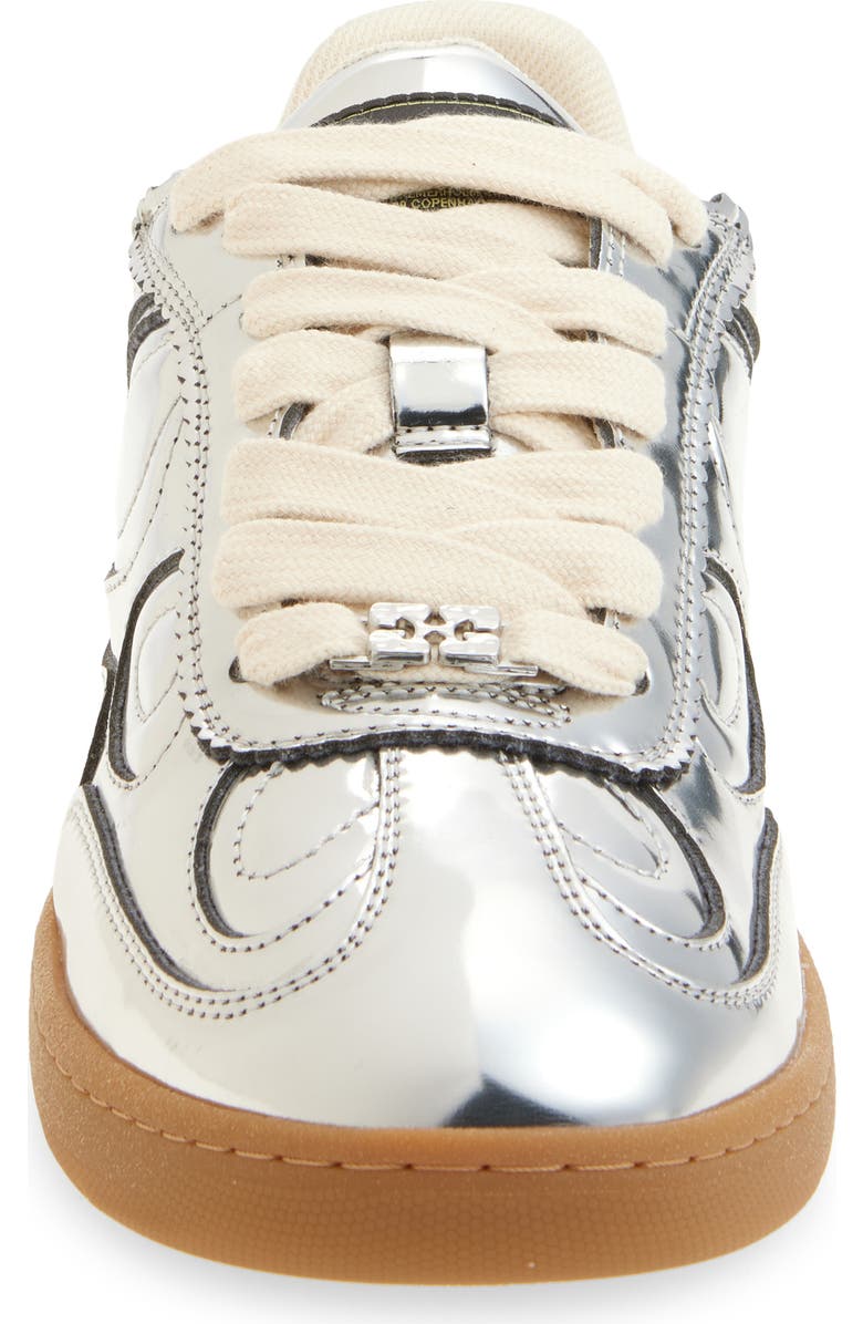 Ganni Specchio Low Top Sneaker, Alternate, color, Silver