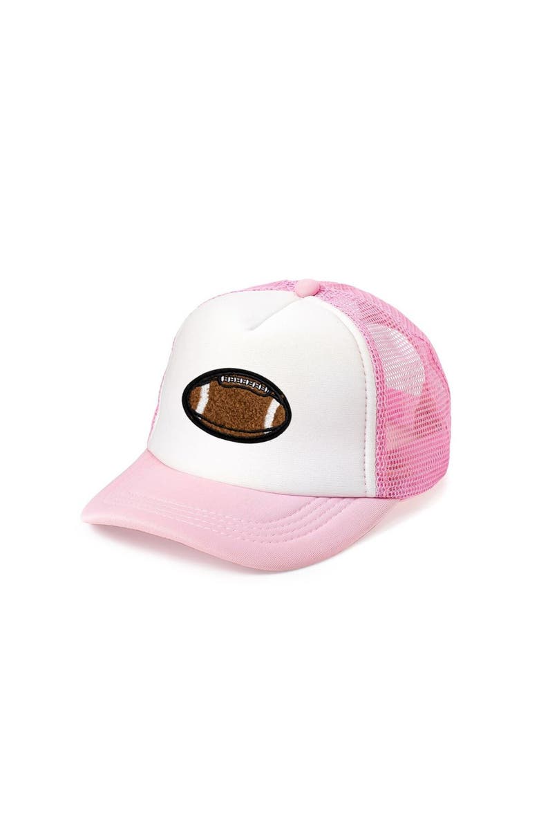 Sweet Wink Football Patch Trucker Hat, Main, color, 