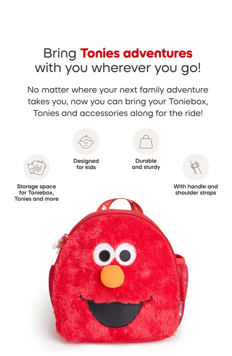 tonies Kids' Elmo Character Backpack, Alternate, color, Red Multi