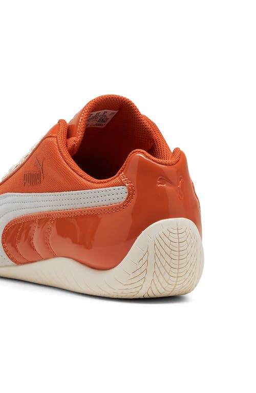 Puma Speedcat Patent Sneaker In Orange