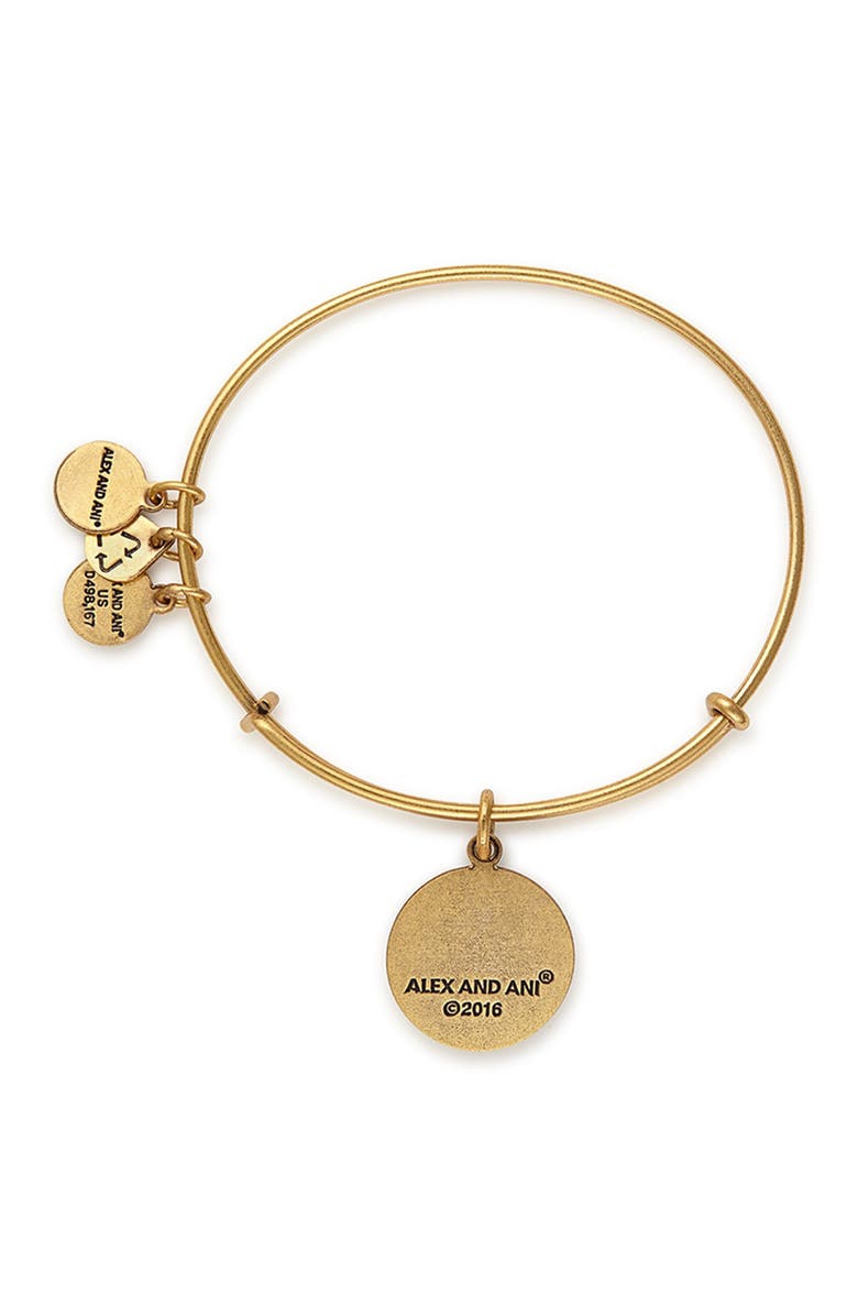 Alex and Ani 'Initial' Adjustable Wire Bangle, Alternate, color,