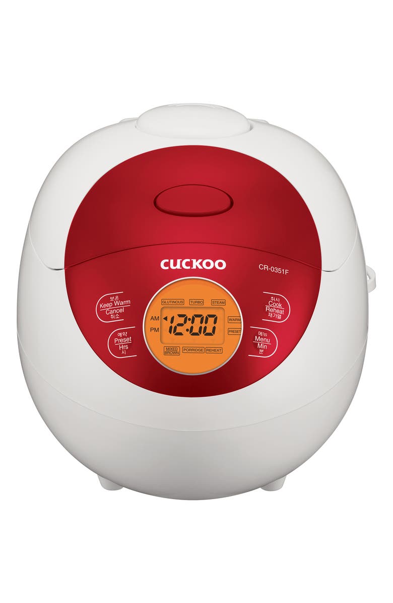 Cuckoo Micom 3-Cup Rice Cooker, Main, color, White
