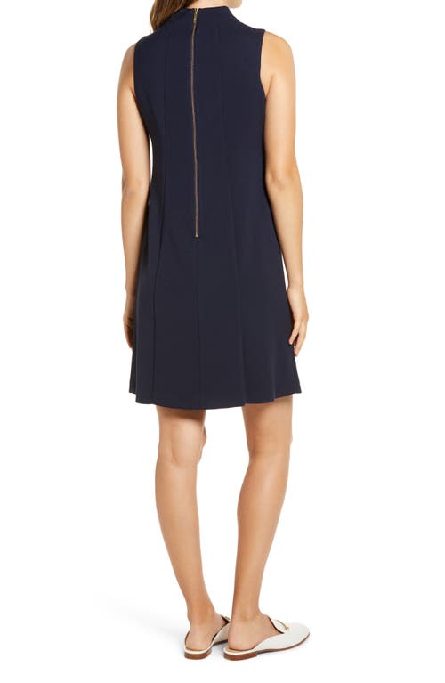 Harper Rose High Neck Dress In Blue