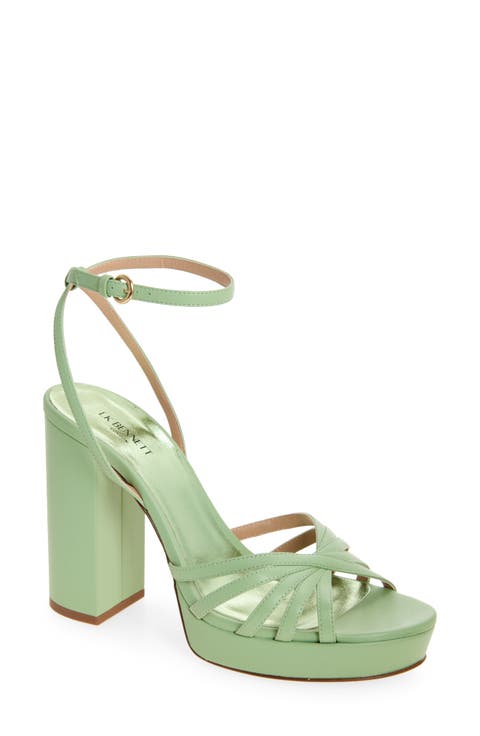 Attie Platform Ankle Strap Sandal (Women)